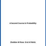 Solucionario A Second Course in Probability