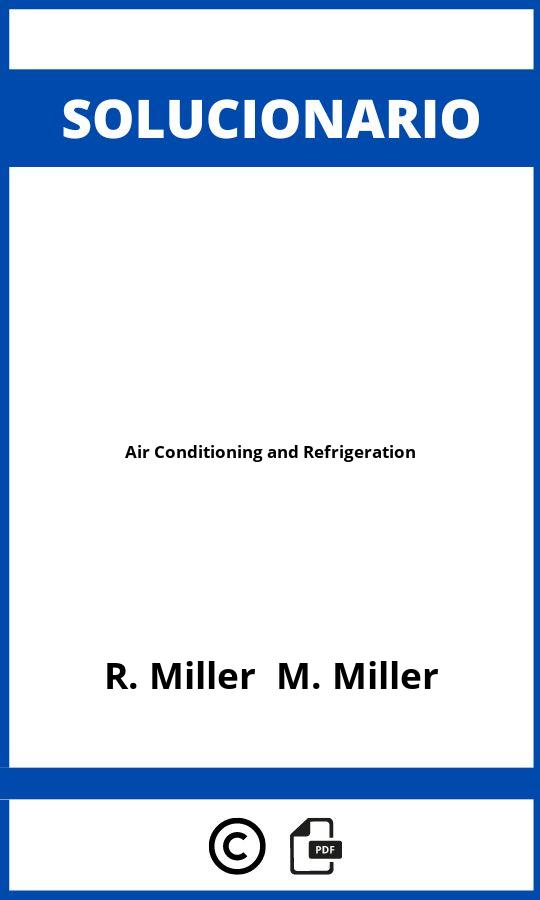 Solucionario Air Conditioning and Refrigeration