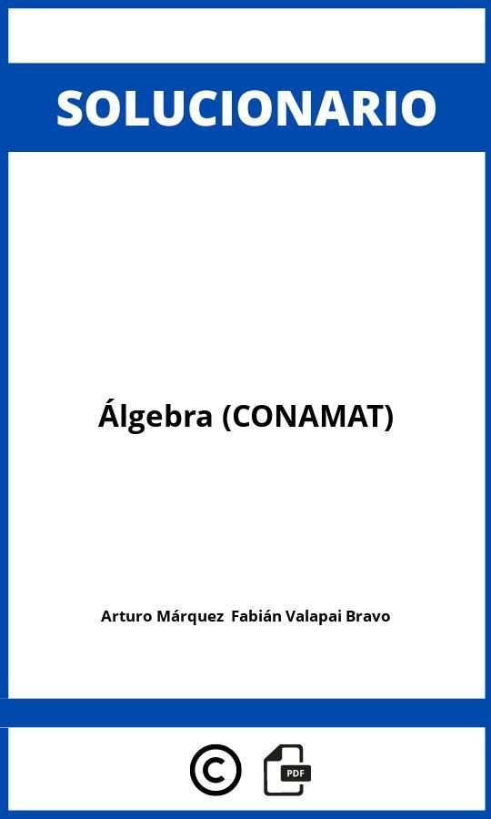 Solucionario Álgebra (CONAMAT)