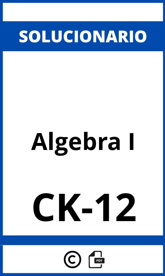 Solucionario Algebra I