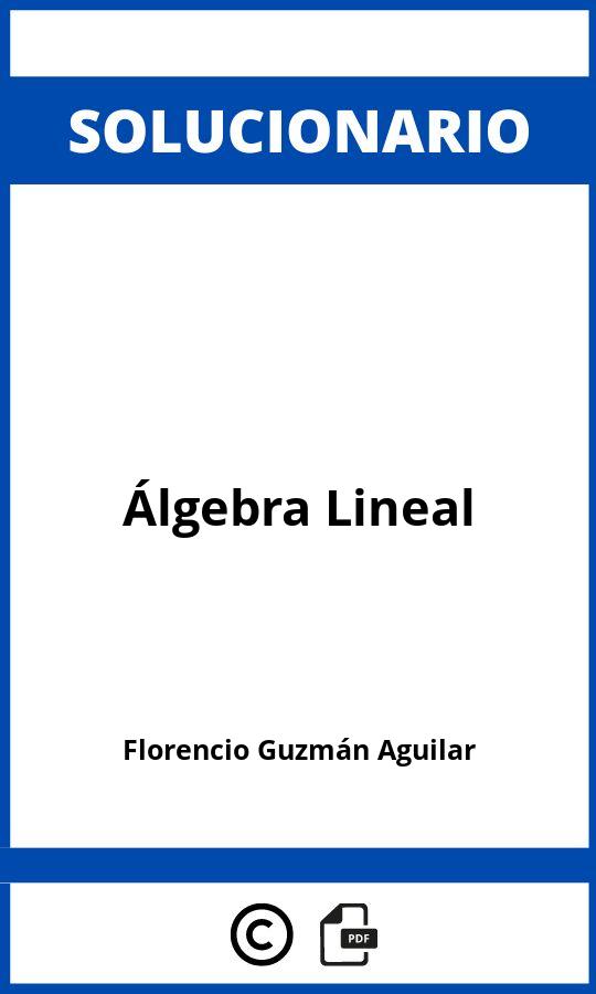 Solucionario Álgebra Lineal