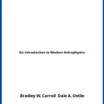 Solucionario An Introduction to Modern Astrophysics