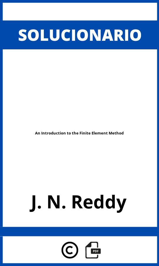 Solucionario An Introduction to the Finite Element Method