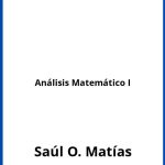 Solucionario Análisis Matemático I