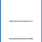 Solucionario Atlas de Teoría y Arquitectura Vol. 1