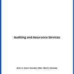 Solucionario Auditing and Assurance Services