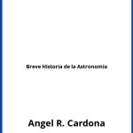 Solucionario Breve Historia de la Astronomía
