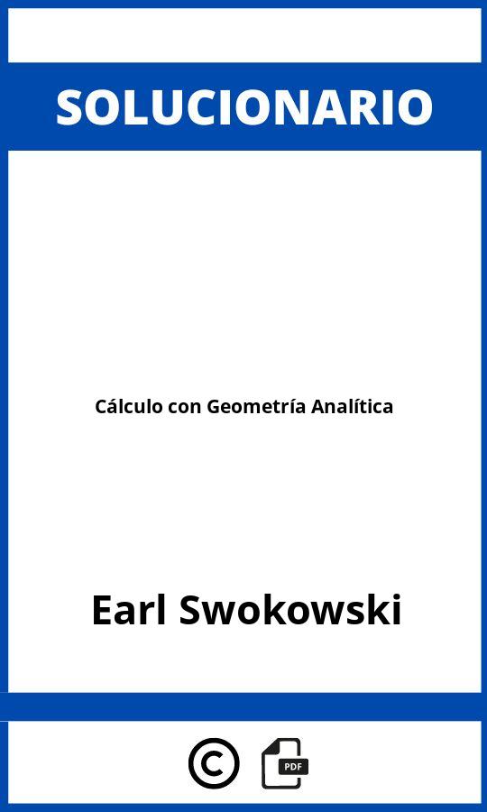 Solucionario Cálculo con Geometría Analítica