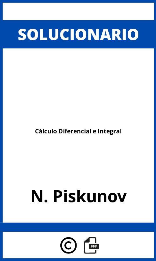 Solucionario Cálculo Diferencial e Integral