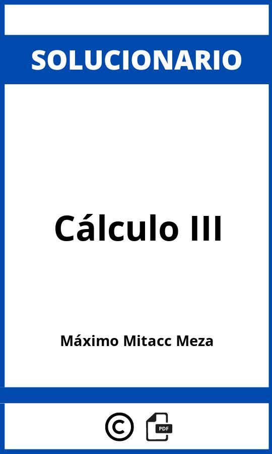 Solucionario Cálculo III