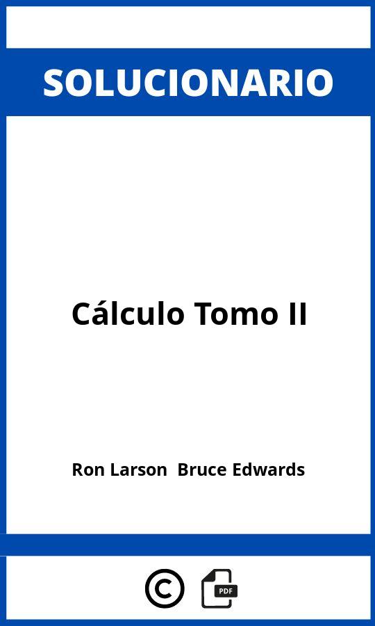 Solucionario Cálculo Tomo II