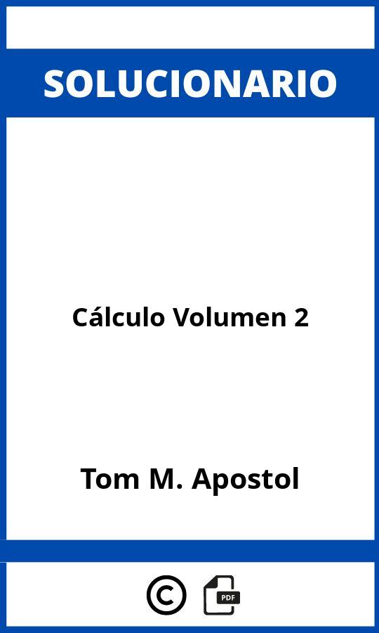 Solucionario Cálculo Volumen 2