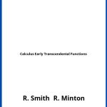 Solucionario Calculus Early Transcendental Functions