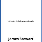 Solucionario Calculus Early Transcendentals
