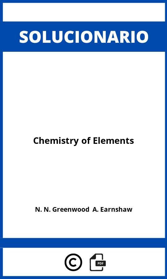 Solucionario Chemistry of Elements