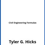 Solucionario Civil Engineering Formulas