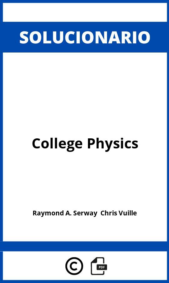 Solucionario College Physics