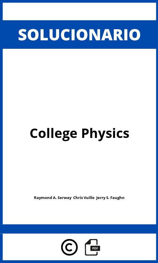 Solucionario College Physics