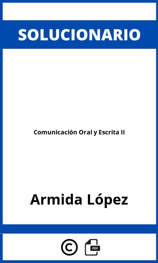 Solucionario Comunicación Oral y Escrita II