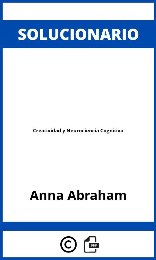 Solucionario Creatividad y Neurociencia Cognitiva