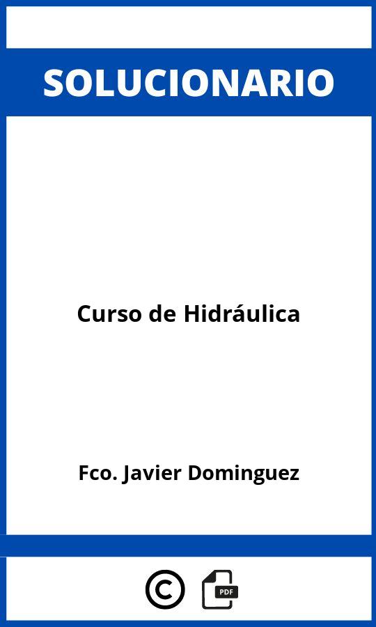 Solucionario Curso de Hidráulica