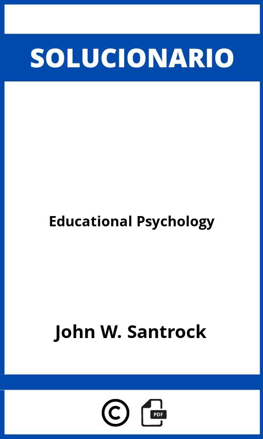 Solucionario Educational Psychology