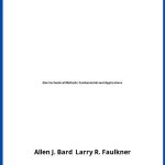 Solucionario Electrochemical Methods: Fundamentals and Applications