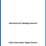 Solucionario Elementos de Topología General