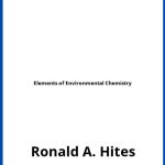 Solucionario Elements of Environmental Chemistry