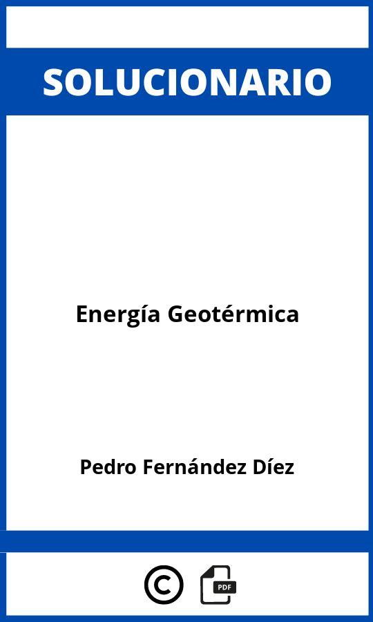 Solucionario Energía Geotérmica