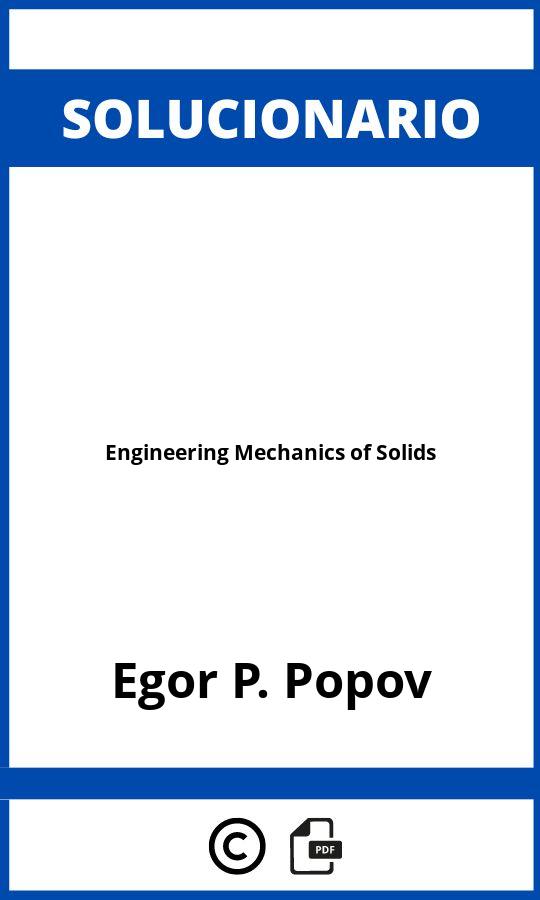 Solucionario Engineering Mechanics of Solids