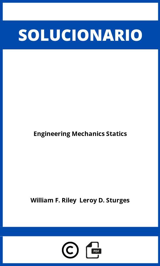 Solucionario Engineering Mechanics Statics