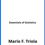 Solucionario Essentials of Statistics