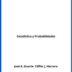 Solucionario Estadística y Probabilidades