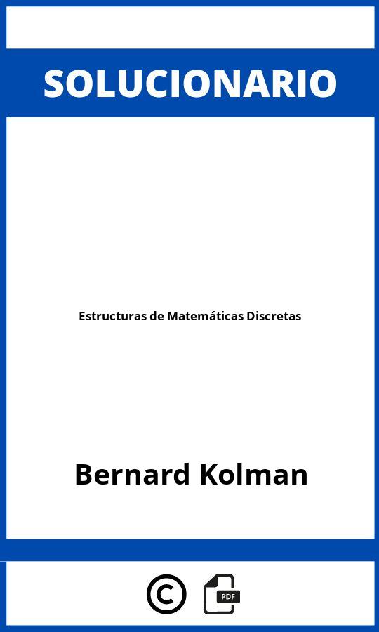 Solucionario Estructuras de Matemáticas Discretas