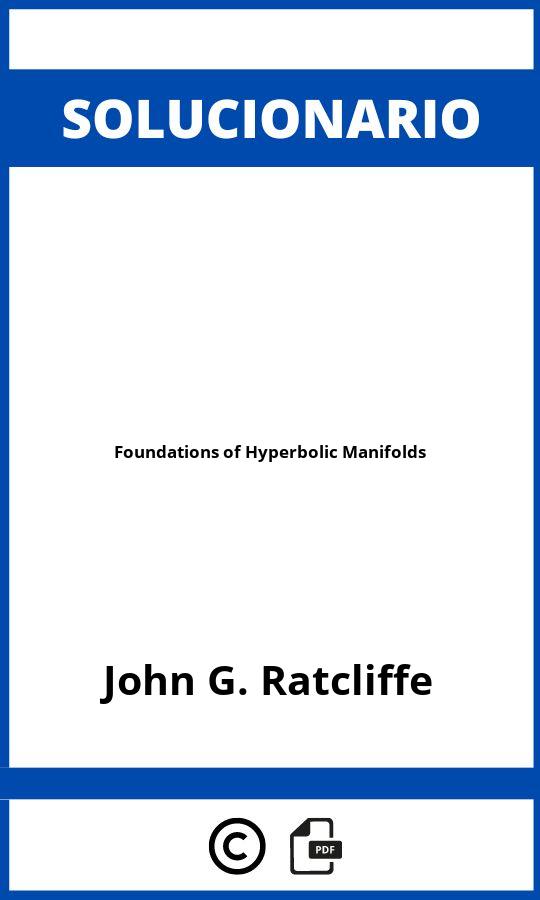 Solucionario Foundations of Hyperbolic Manifolds