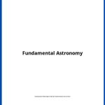 Solucionario Fundamental Astronomy