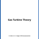 Solucionario Gas Turbine Theory