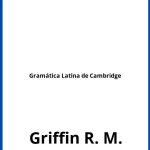 Solucionario Gramática Latina de Cambridge