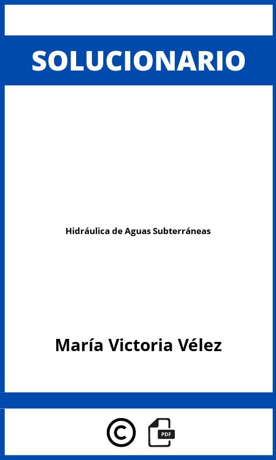 Solucionario Hidráulica de Aguas Subterráneas