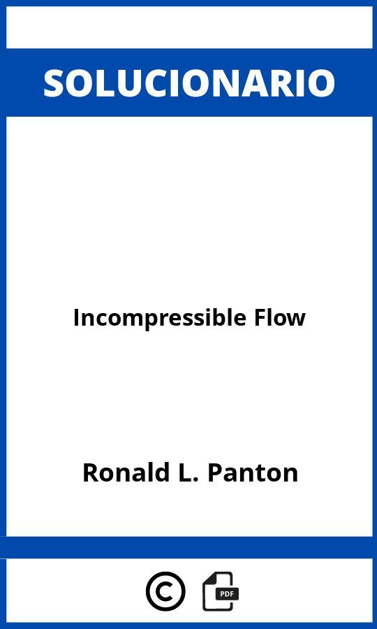 Solucionario Incompressible Flow