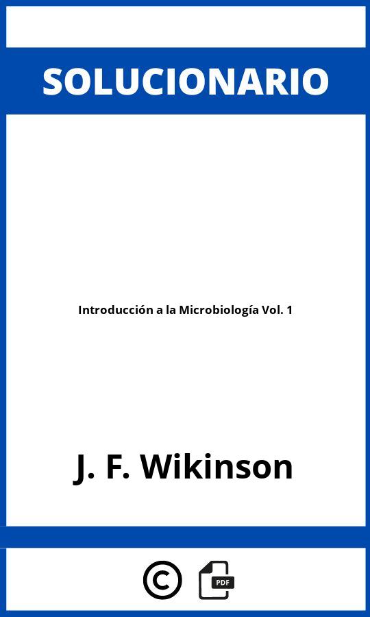 Solucionario Introducción a la Microbiología Vol. 1