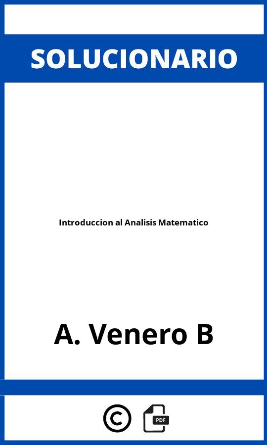 Solucionario Introduccion al Analisis Matematico