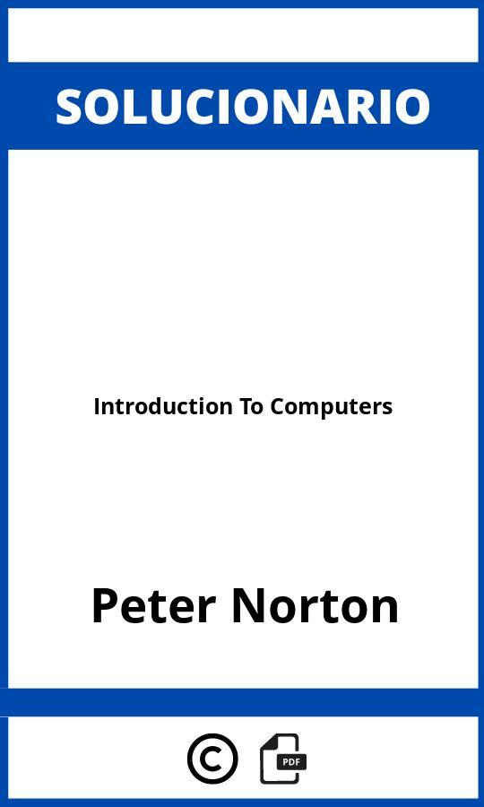Solucionario Introduction To Computers