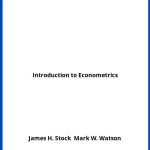 Solucionario Introduction to Econometrics