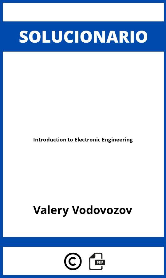 Solucionario Introduction to Electronic Engineering