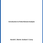 Solucionario Introduction to Finite Element Analysis
