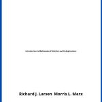 Solucionario Introduction to Mathematical Statistics and Its Applications