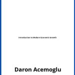 Solucionario Introduction to Modern Economic Growth