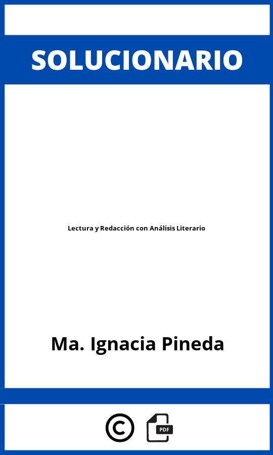 Solucionario Lectura y Redacción con Análisis Literario